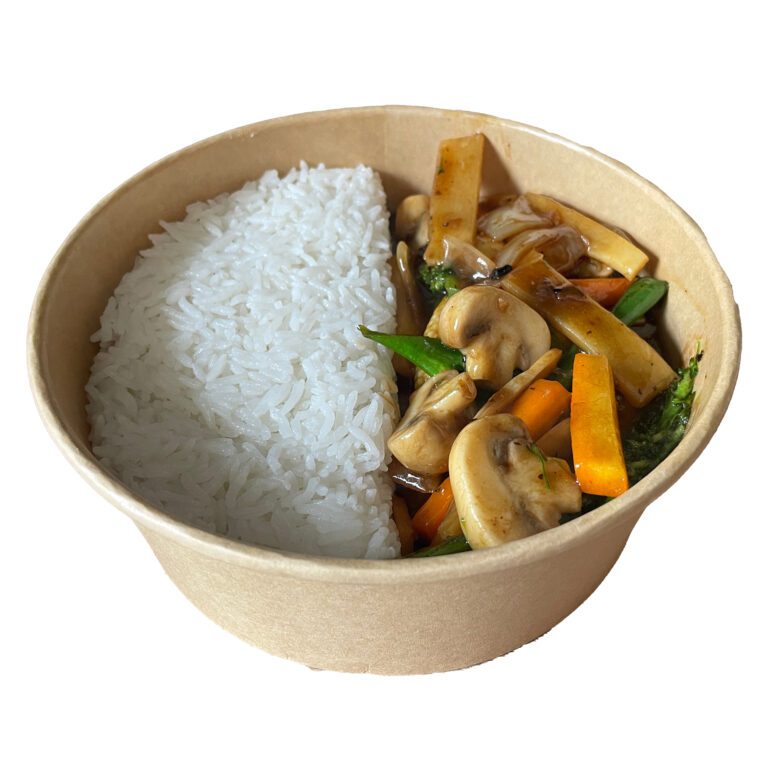 vegetable black bean boiled rice
